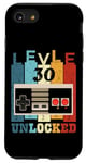 iPhone SE (2020) / 7 / 8 Level 30 Unlocked: Vintage Video Game Controller 30 Birthday Case