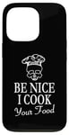 Coque pour iPhone 13 Pro BBQ Cooking Grill Master BBQ Skull Be Nice Je cuisine vos plats