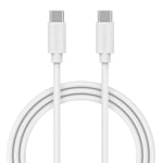 Smartline USB C kabel Till USB C 3A 3m Vit