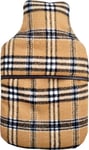 Vagabond Camel Check Padded Wool Cover 2L Hot Water Bottle