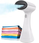 OLAYMEY Clothes Steamer, 1000W Travel Steamer 20S Fast Heat-up, Compact and Lightweight Handheld Garment Steamer Clothing with Upgraded 220ML Large Capacity Water Tank for Home, Office and Travel Use