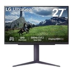 27" LG 27GS85Q-B Gaming Monitor, IPS, 2560x1440, 180Hz, 1ms, FreeSync/G-SYNC Com