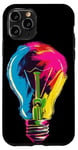 Coque pour iPhone 11 Pro Ampoule multicolore pour garçons et filles