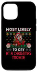 iPhone 12/12 Pro Most Likely To Cry At A Christmas Movie Funny Merry X-Mas Case