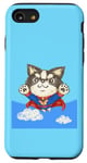 Coque pour iPhone SE (2020) / 7 / 8 chihuahua super-héros mignon chien chiot animal de compagnie drôle animal art illustration