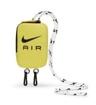 Nike Air Pouch Lanyard Small Zip Bag Wallet Yellow Unisex 100% Genuine Brand New