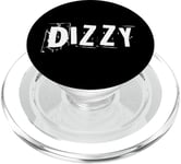 One Word Design Of Dizzy Word Funny Dizzy Quotes PopSockets PopGrip for MagSafe