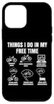 Coque pour iPhone 12 mini Mountain Bike Things I Do In My Free Time Cycling Bicycle