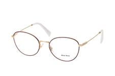 Miu Miu MU 50UV 09X1O1, including lenses, ROUND Glasses, FEMALE