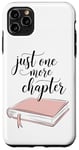 Coque pour iPhone 11 Pro Max Marque-page rose pour les amateurs de lecture