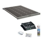 Pack ANTARION Panneau solaire 140W + Kit de pose Solaire avec Régulateur 160W 10A