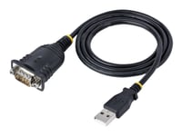 Startech.Com 3Ft (1M) Usb- Till Seriell Kabel, Db9 Male Rs232 Till Usb-Omvandlare, Usb- Till Seriell Adapter För Plc/Skrivare/Skanner/Nätverksväxlar, Usb- Till Com-Port Adapter - Prolific Ic, Automatisk Handskakning, Windows/Macos (1P3fp-Usb-Serial)