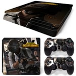 Kit De Autocollants Skin Decal Pour Console De Jeu Ps4 Slim Corps Entier Champs De Bataille De Playerunknown, T1tn-Ps4slim-1962