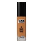 Sleek MakeUP In Your Tone 24 Hour Foundation, Medium Buildable Coverage in 30 Shades, Semi-Matte Flawless Finish, 8N