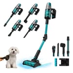 Cecotec Aspirateur Balai sans Fil Conga Rockstar 7500 Astral Flex Animal. 3 en 1, 680W, 30 kPa, Autonomie 90mins, Brosse d'Arrachage, Puissance 250 AW, Tube Flexible et Accessoire Animal