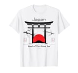 Land Of The Rising Sun. Japan Culture Torii Gate Mount Fuji T-Shirt