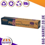 450mm x 50m Prowrap White Baking Parchment Paper Roll - Non Stick, Greaseproof