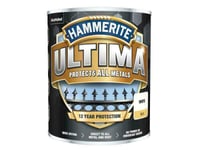 Hammerite Ultima Metal Paint Matt White 750ml HMMUMMWH750