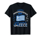 Greece 203rd Independence Day Greek Pride Greece Flag T-Shirt