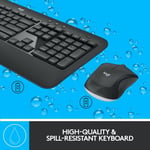 Logitech MK540 ADVANCED Wireless Keyboard and Mouse Combo :: 920-008677  (Data I