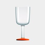 Palm Vinglas i plast Verre à Vin Orange, non-slip, transparent/orange, 30 cl