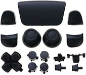 Ensemble complet de boutons de joysticks Dpad R1 L1 R2 L2 Boutons ABXY pour manette Sony PS5 (rose)