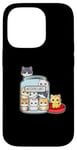 Coque pour iPhone 14 Pro Cat Antidepressant Serotonin Booster T-Shirt.