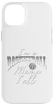 Coque pour iPhone 14 Plus Southern Moms Cadeau de basket-ball fantaisie pour femme Gris et blanc