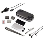 Set d'accessoires deluxe 12 en 1 pour PS Vita - gris/noir