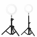 Studio LED Ring Light 26cm For Portrait Live Video iPhone Vlog + Tripod Stand