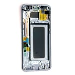 Ecran complet avec chassis pour Samsung Galaxy S8 Plus SM-G955F argent Vitre tactile + écran LCD Tablette -VISIODIRECT-