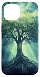 iPhone 15 Fantasy Yggdrasil Tree Life Nature Spirituality Case