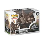 Funko Pop! Movies: JP​ Fossil - Triceratops - Jurassic Park- Figurine en Vinyle à Collectionner - Idée de Cadeau - Produits Officiels - Jouets pour Les Enfants et Adultes - Movies Fans