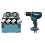 Makita 197626-8 - Kit d'alimentation 5.0ah Noir & DDF482Z Perceuse visseuse 60 nm 18 V Bleu