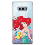 ERT GROUP Coque de téléphone Portable pour Samsung S10e Original et sous Licence Officielle Disney Motif Ariel and Flounder 001 Parfaitement adapté à la Forme du téléphone Portable, Coque en TPU