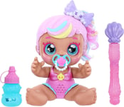 Kindi Kids Poppi Pearl Bubble N Sing Official Bubble Blowing Baby Doll with Ice 