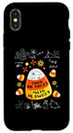 Coque pour iPhone X/XS Halloween Math Candy Corn Trick or Treat Math Is Sweet