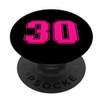 Numéro #30 Numéro Sport PopSockets PopGrip Adhésif