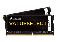 CORSAIR Value Select - DDR4 - kit - 16 Go: 2 x 8 Go - SO DIMM 260 broches - 2133 MHz / PC4-17000 - CL15 - 1.2 V - mémoire sans tampon - non ECC