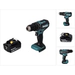 Dhp 485 M1 Perceuse-visseuse à percussion sans fil 18 v 50 Nm Brushless + 1x batterie 4,0 Ah - sans chargeur - Makita