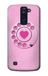 Pink Retro Rotary Phone Case Cover For LG K8