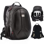 OG Original GetAway Sac à dos moto étanche, homme, rigide, grande capacité, extensible 35L / 45L, sac pour casque de motard, sangle pour casque, anti-vol, réfléchissant, USB, portable.