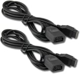 2 X Extension Cable Cord For Sega Genesis/Megadrive/Master System Controller