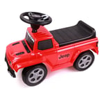 TURBO CHALLENGE - Jeep Gladiator Rubicon - Trotteur - 119665 - Roues Libres - Rouge - 25Kg Max - Plastique - Piles Non Incluses - Jouet Enfant - Cadeau - Anniversaire - À Partir de 18 mois