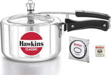 3 Litre Wide Hawkins Classic Aluminium Pressure Cooker -Stovetop Pressure Cooker