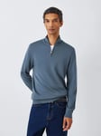 John Lewis Extra Fine Merino Wool Half Zip Jumper