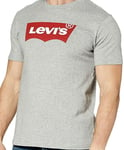 New Mens Levi's Graphic Crew Neck Short Sleeve T-Shirt Grey Size S