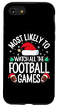 iPhone SE (2020) / 7 / 8 Most Likely To Watch All The Football Games Family Christmas Case