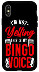 iPhone X/XS Bingo Player I'm Not Yelling This Is My Bingo Voice Case