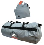 New Vintage NIKE Large Foldaway RACEDAY Travel  HOLDALL Gym Bag BA4329 Cool Grey